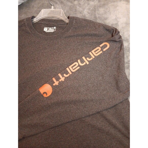 Mens Carhart Long Sleeve Shirt XL Loose Fit - Picture 4 of 6